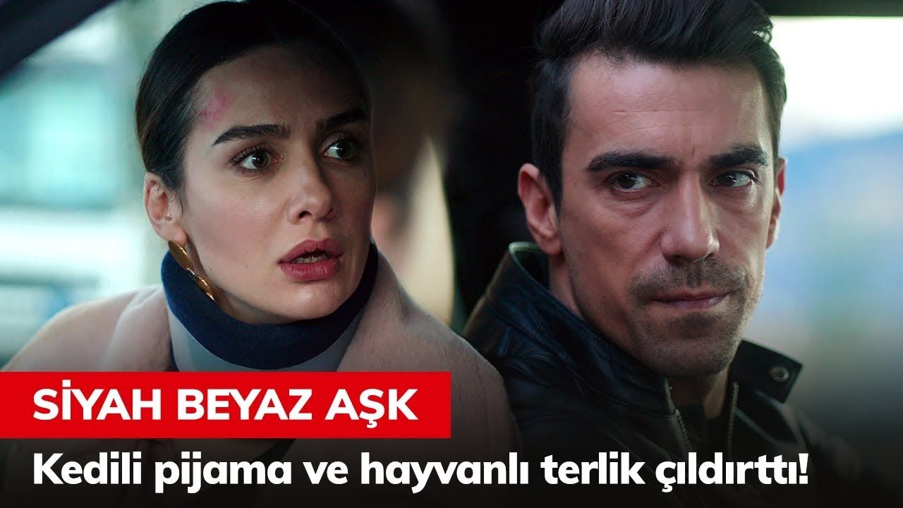 Kedili Pijama Ve Hayvanli Terlik Cildirtti Siyah Beyaz Ask 22 Bolum Siyah Beyaz Siyah Ask