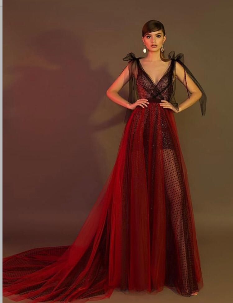 Kirmizi Abiye Elbise Uzun Abiye Elbise Kadin Modasi Stil Moda