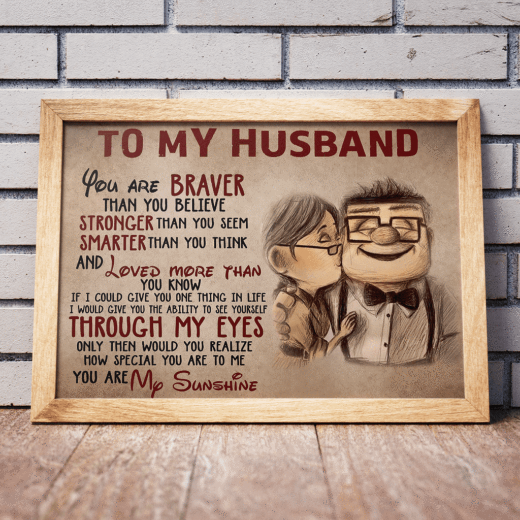 To My Wife You Are Braver Quote To My Husband Poster | Me as a girlfriend, Gifts for my wife, To my