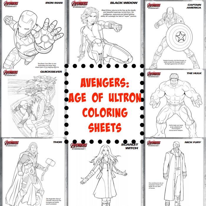 Avengers Coloring pages Food Crafts and Family Avengers coloring
