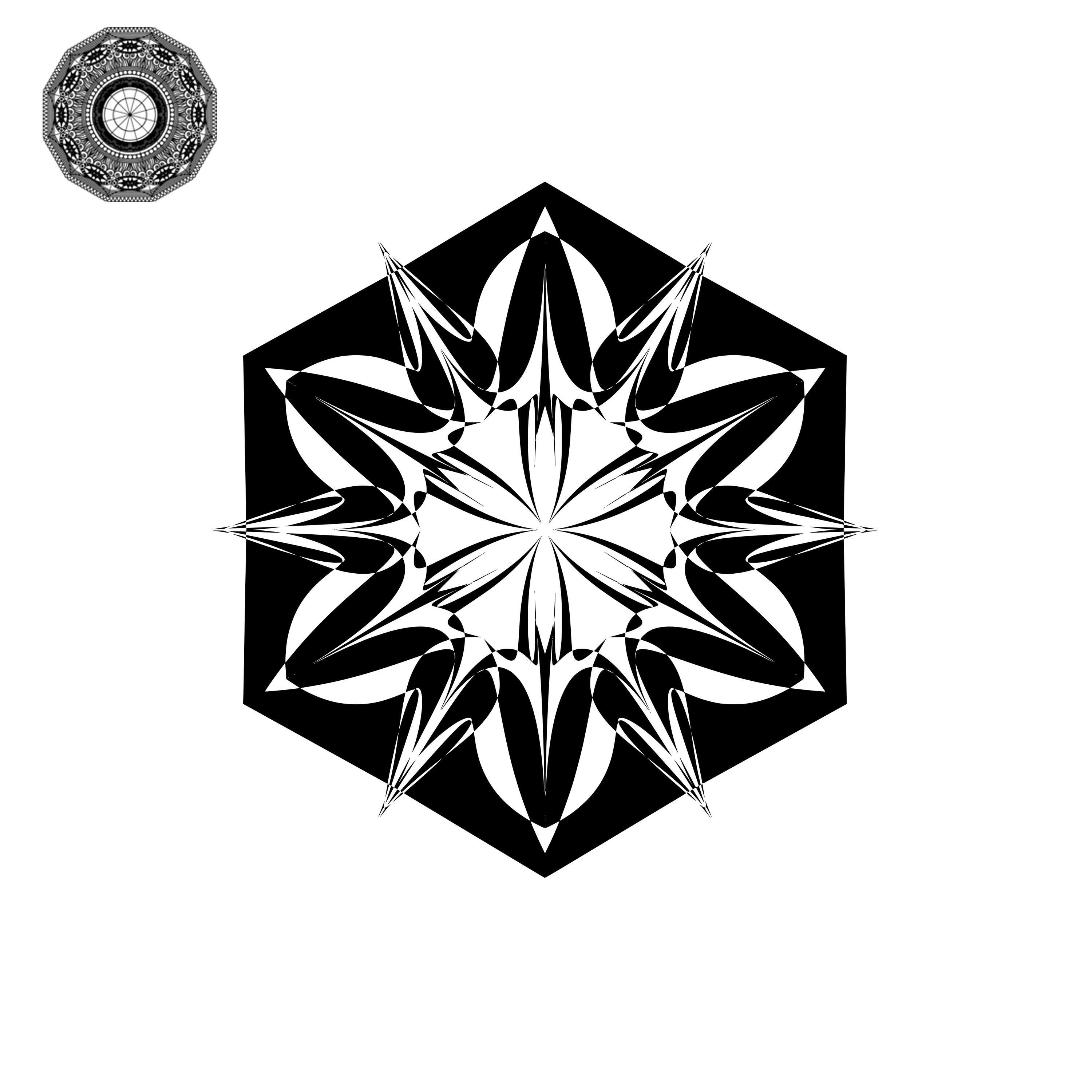 Download Mandala letters svg free