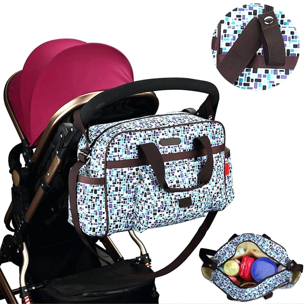 Baby Kinderwagen, Die Beste Windel Tasche Wasserdicht Für Mutter Große Kapazität Multifunktions Baby Kinderwagen, Die Beste Windel Tasche Wasserdicht Für Mutter Große Kapazität Multifunktions