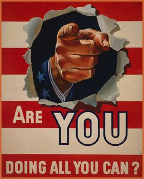 Home Front Are You Doing All You Can Uncle Sam Pointing His