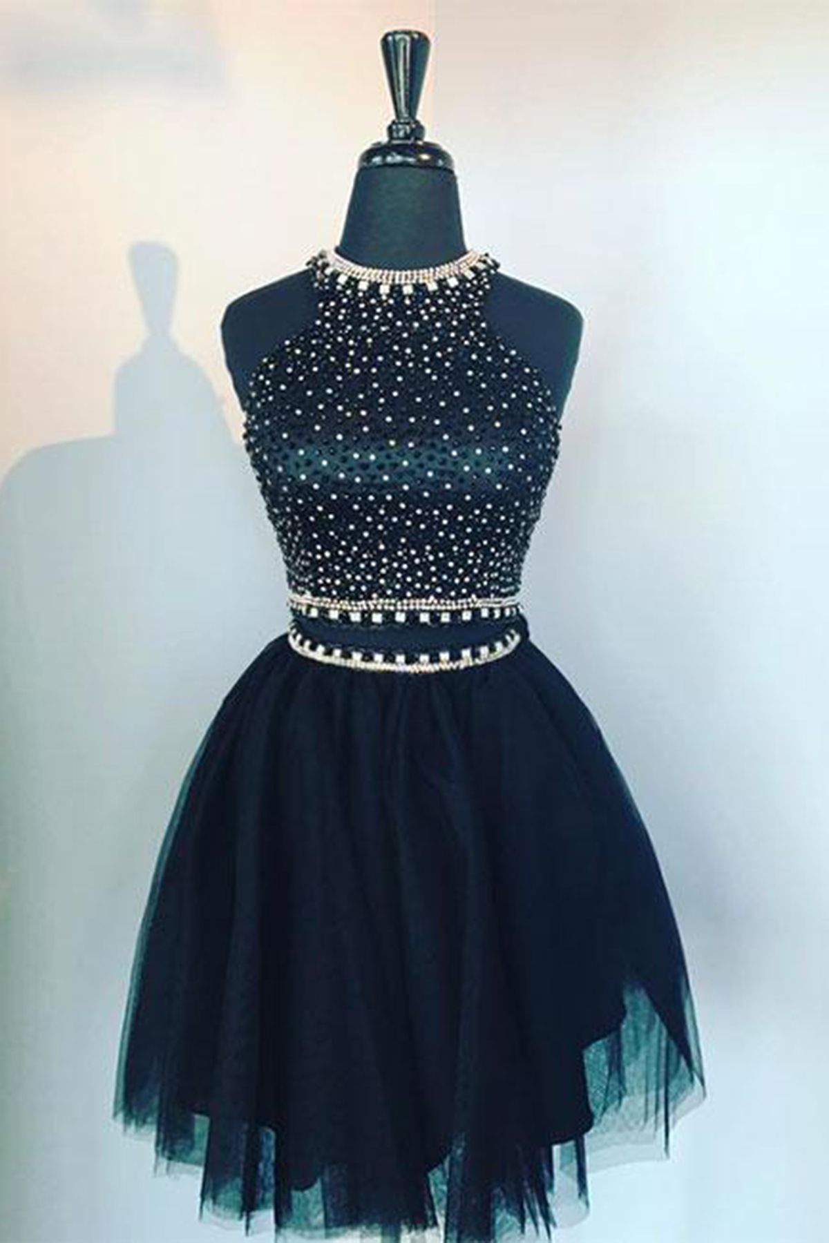 Short Halter Prom Dresses 2018