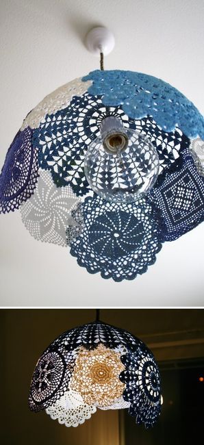 doilies!!! | Crochet lamp, Crochet home, Lamp Crochet Light Ball Lamp Shade Free Pattern Crochet Lamp