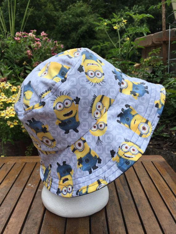 Minions Bucket Hat Boy Kids Summer Hat
