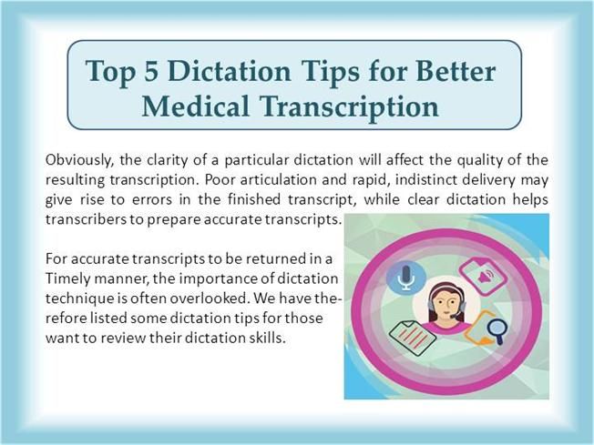 There Are Many Options For Recording Your Dictation But A Good