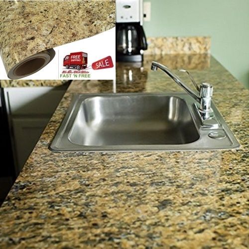Marble Vinyl Film Black Grey Wallpaper Adhesive Roll Decor Wrap