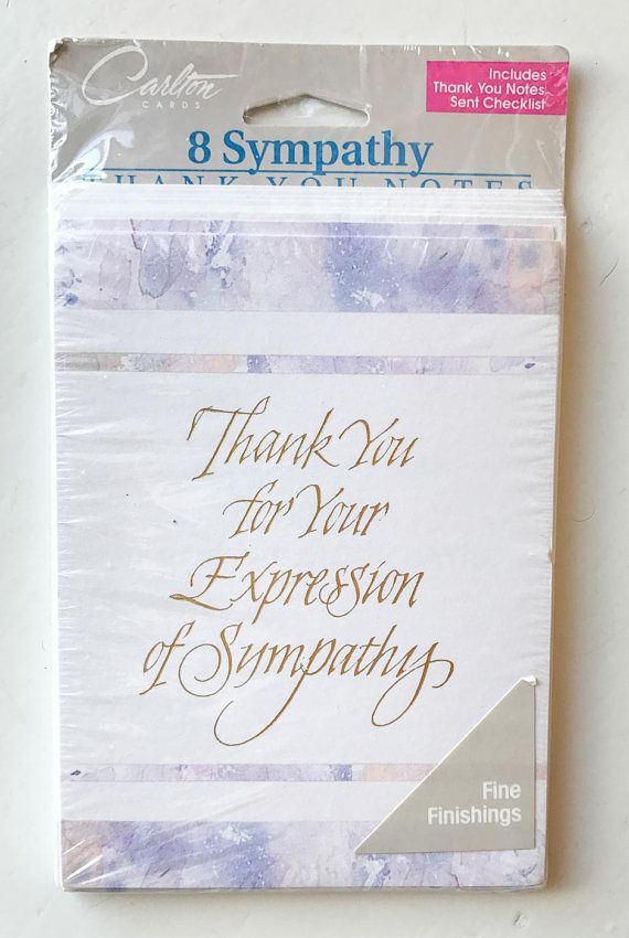 a set of 8 vintage sympathy cards from carlton cards front has a beautiful soft pastel design with gold foil lettering that reads thank you for your - Bulk Sympathy Cards a set of 8 vintage sympathy cards from carlton cards front has a beautiful soft pastel design with gold foil lettering that reads thank you for your - Bulk Sympathy Cards