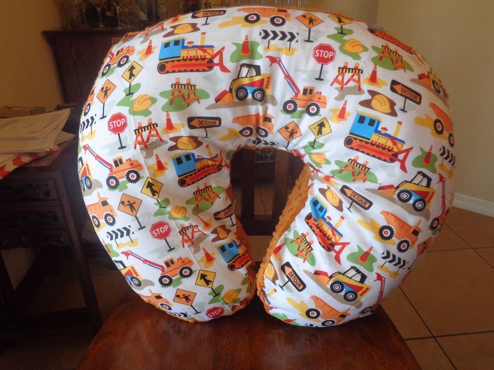 Minky Boppy Cover Baby Boy Nursing Minky Farm Animal Boppy Pillow Cover