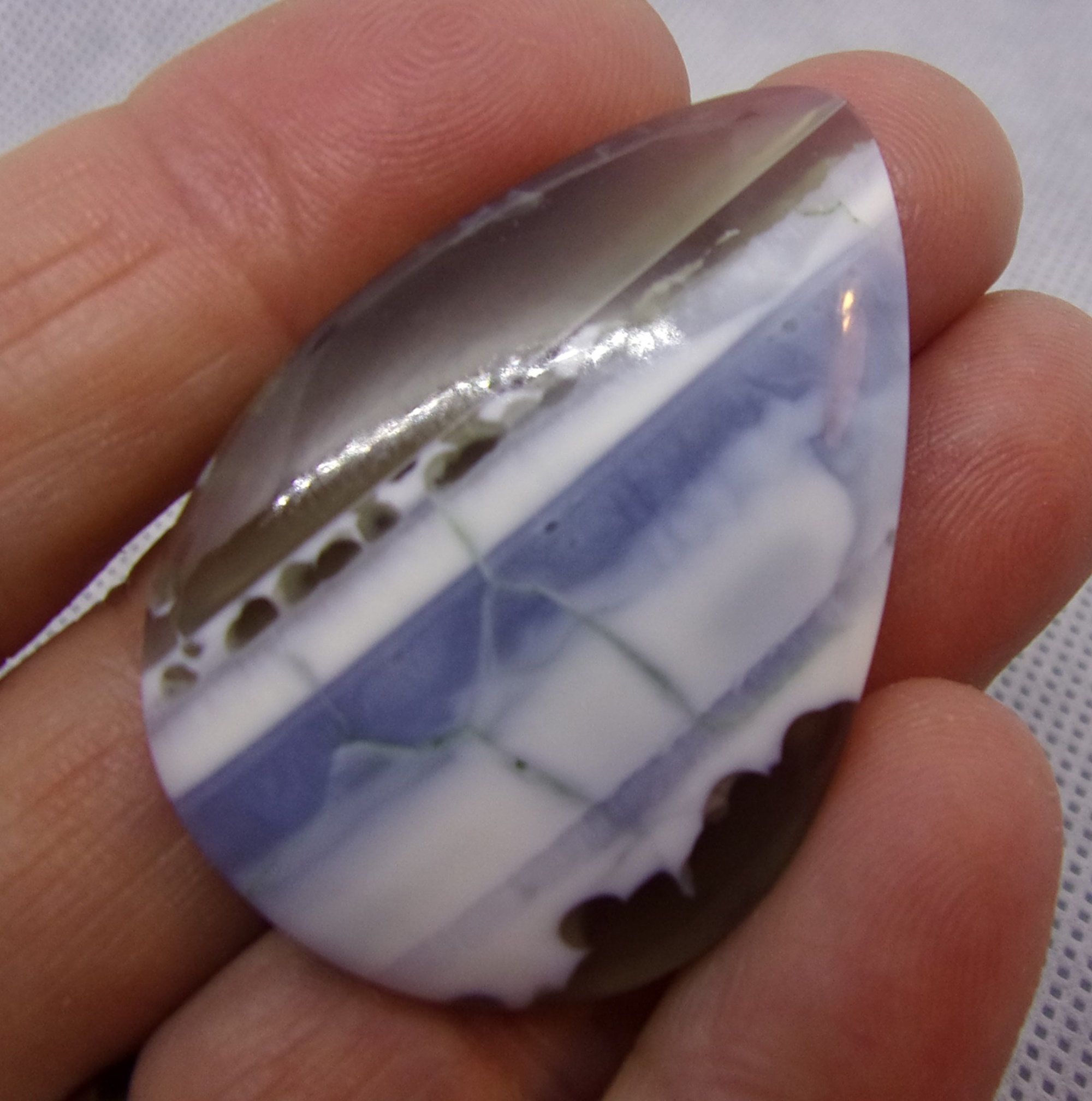 Sky Blue Teardrop Cabochon