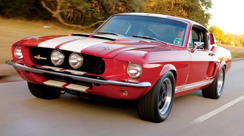 Efsane Otomobiller Shelby Mustang Shelby Gt500 Mustang