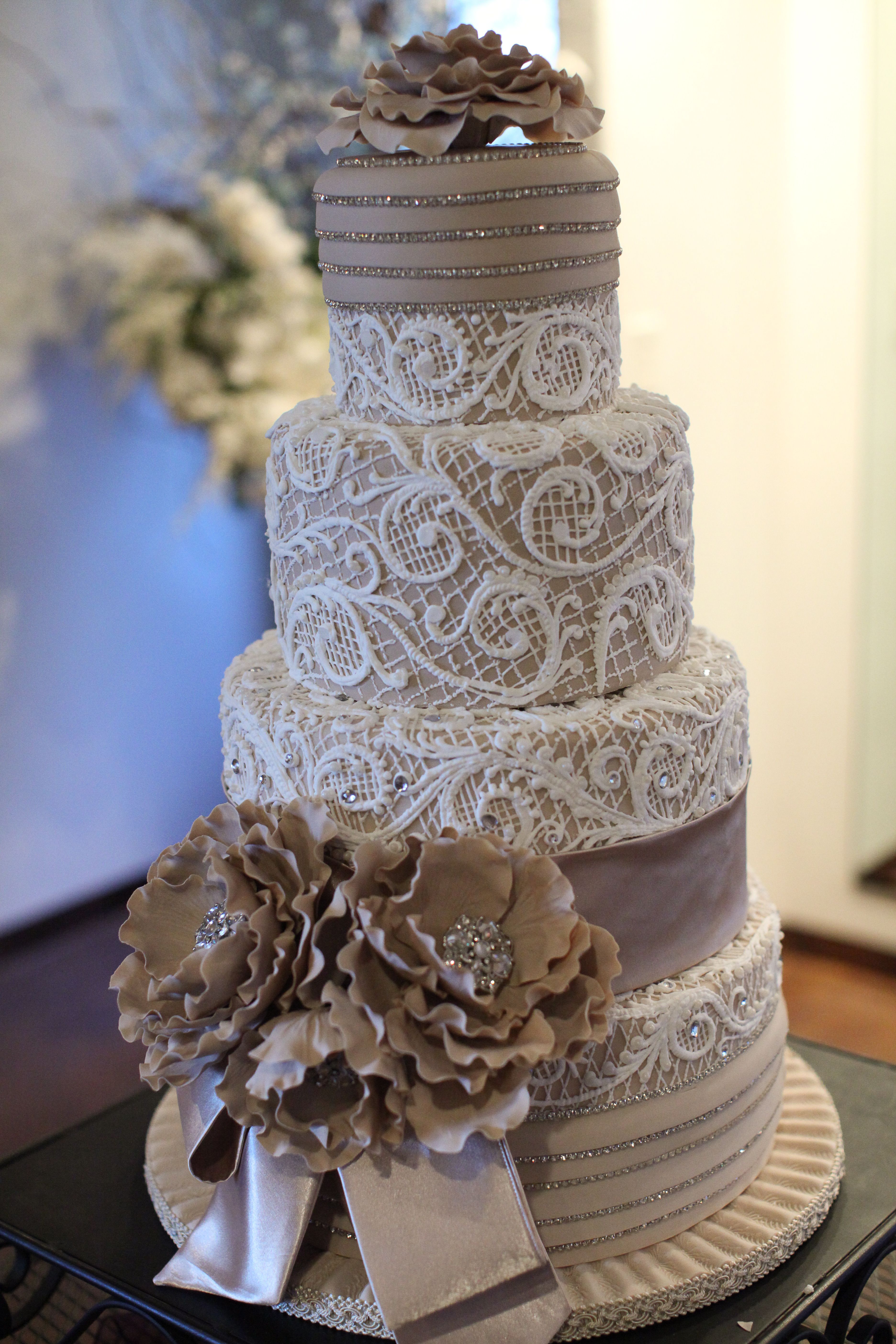 Taupe Wedding Cake Soft And Lovely Taupe Wedding Cake Soft And Lovely