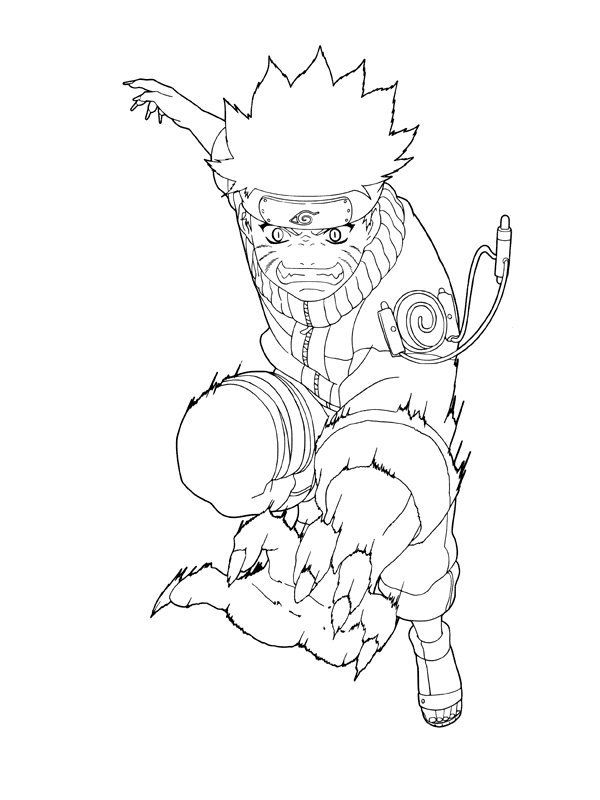 naruto coloring pages desenhos preto e branco desenhos on coloriage de naruto id=34641