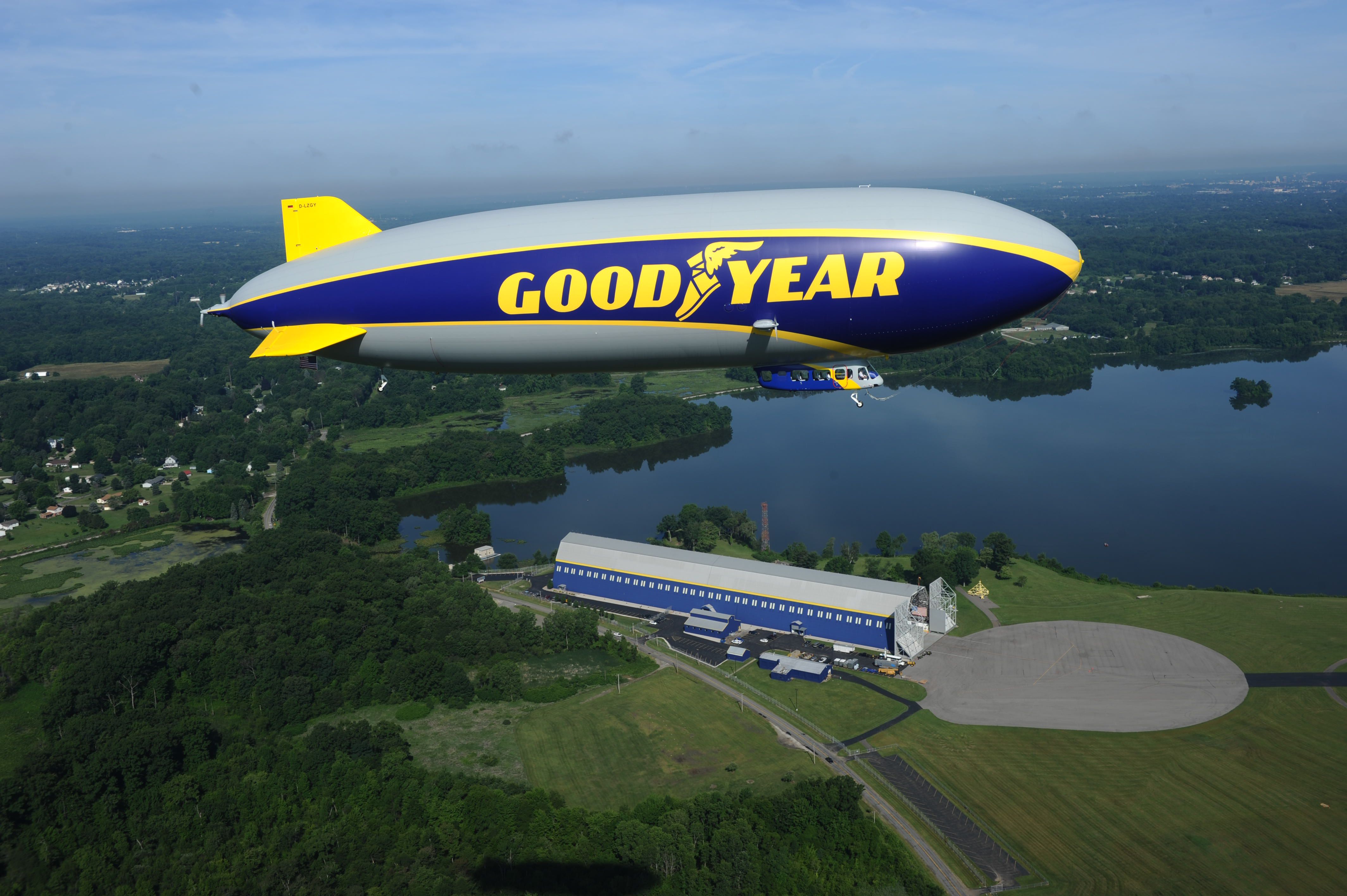 The Goodyear Blimp, Today and Yesterday | Goodyear blimp, Goodyear, Airship