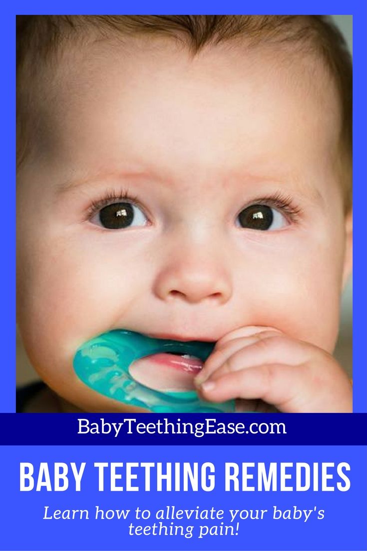 Teething can be a trying time for the baby and parent, but there it