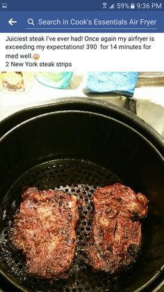 fryer nuwave steaks frier cookrecipes icu calorias foodrecipestory tristar quarters yemekmalzemesi photographytipshq