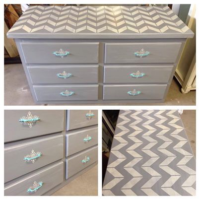 3 Hearts Style Studio Blog Chevron Gray And White Teal Handles 3 Hearts Style Studio Blog Chevron