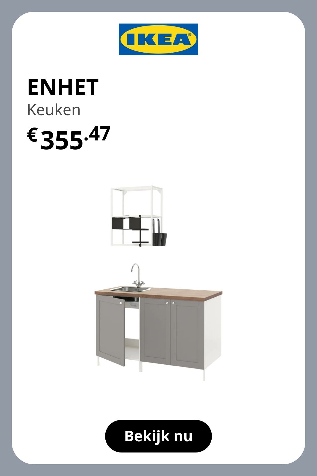 Met de ENHET serie maak je moeiteloos een frisse start met een nieuwe oplossing voor je keuken of de was. Deze combinatie is slechts 150 cm breed maar biedt de perfecte mix van open en gesloten opbergruimte en alle functies die je nodig hebt. Was, Home Decor, Products, Decoration Home, Room Decor, Home Interior Design, Gadget, Home Decoration, Interior Design