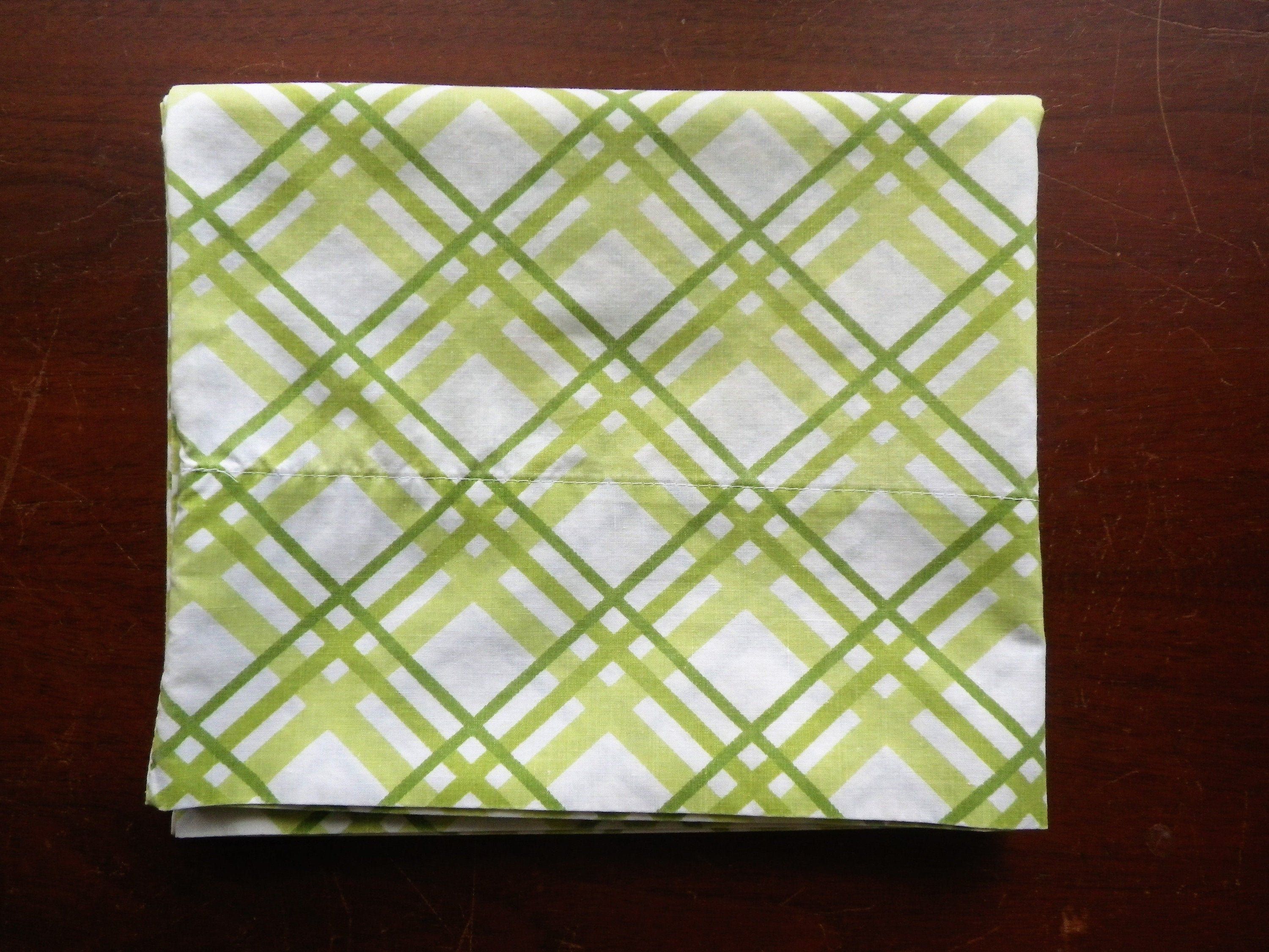 Queen Size Pillowcase Vintage Bed Vintage Sears Perma Prest Pillowcase