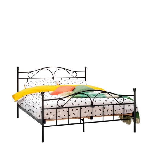 Het Quincy bed van Beddenreus heeft een romantische look. Het zwarte bedframe van metaal is gemakkelijk af te nemen met een vochtig doekje. Het Quincy bed wordt exclusief lattenbodem en matras geleverd. Toddler Bed, Bedframe, Furniture, Home Decor, Design, Products, Child Bed, Decoration Home, Room Decor