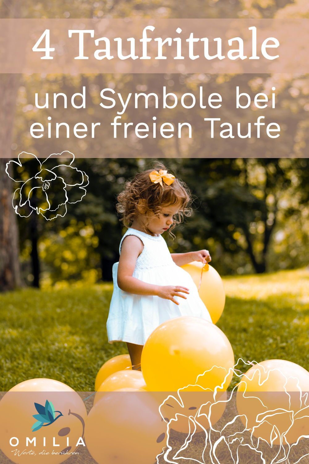 Individuelle Taufe: Tipps für wunderschöne Rituale und Taufsymbole