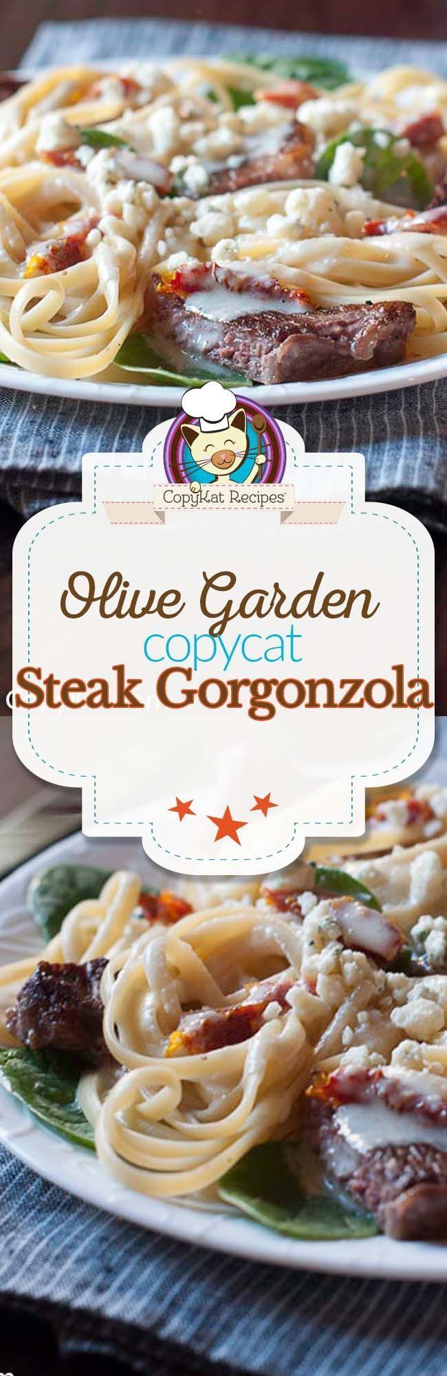 Olive Garden Steak Alfredo Recipe Food recipes, Copykat