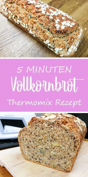 Das schnellste Vollkornbrot der Welt - dieHexenküche.de | Thermomix Rezepte