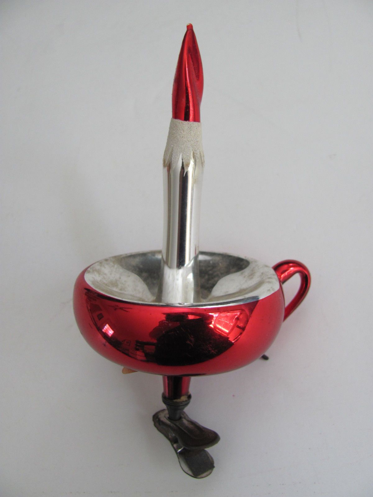 Vintage Mercury Clip On Candle Light Christmas Ornament Oh How I Christmas Ornament