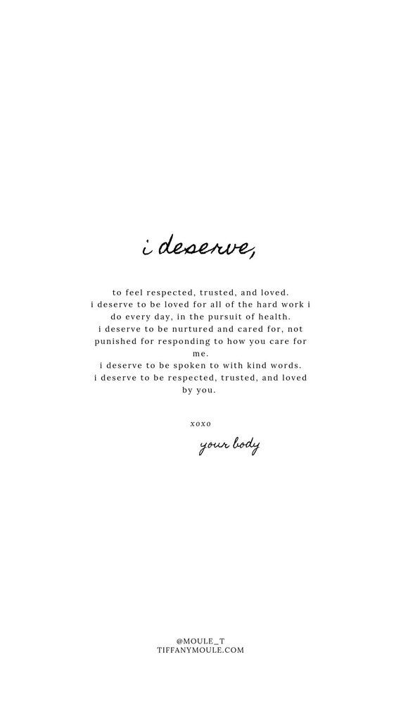 i deserve.. Quote by Tiffany Moule i deserve.. Quote by Tiffany Moule