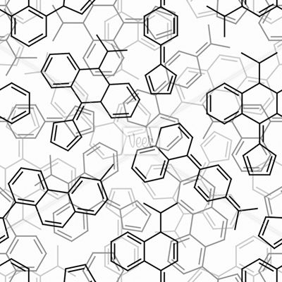 Seamless Chemical Pattern Stock Illustration Smp