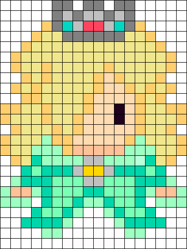 picture 8 Bit Rosalina Pixel Art pin on arts and crafta