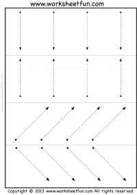 tracing lines 3 worksheets printable worksheets pinterest