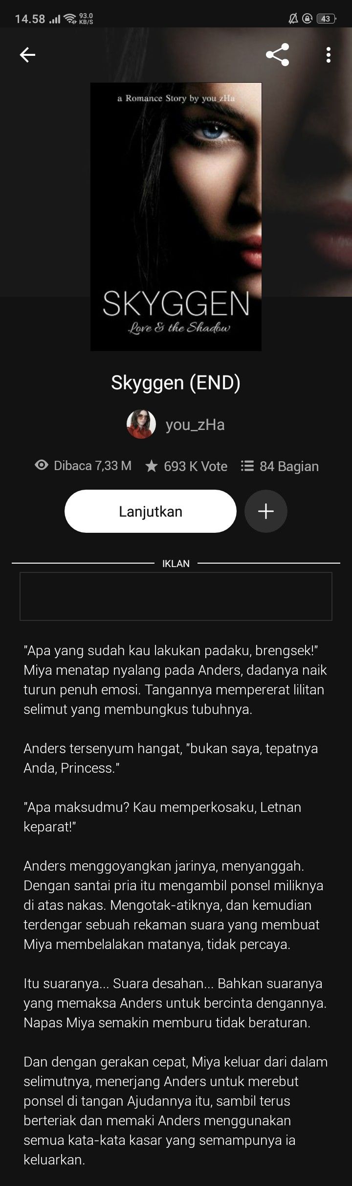 Skyggen By you_zHa Membaca, Wattpad