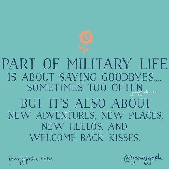 Part Of Military Life Is About Saying Goodbyes Sometimes Too Often 