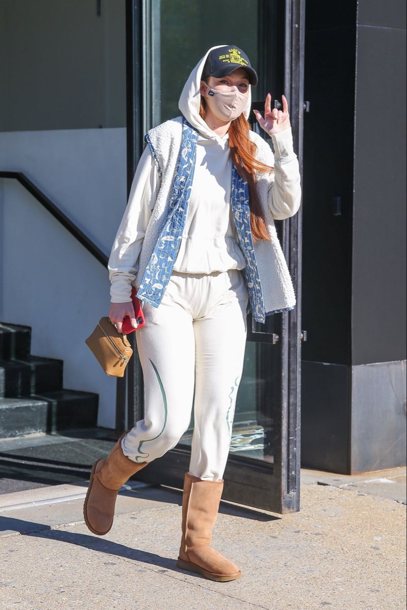 April 26th: Gigi Hadid leaving a Maybelline photo shoot at Spring