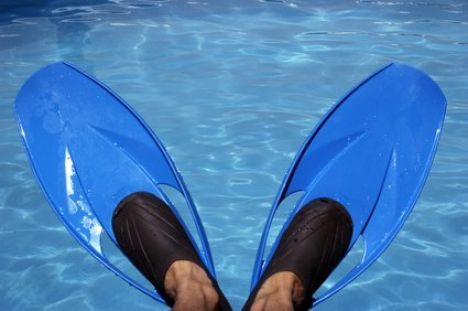 SelfLove Palmes de Plong/ée Palmes de Natation Sir/ène Palmes dentra/înement de Natation Monopalmes pour Adultes//Enfants