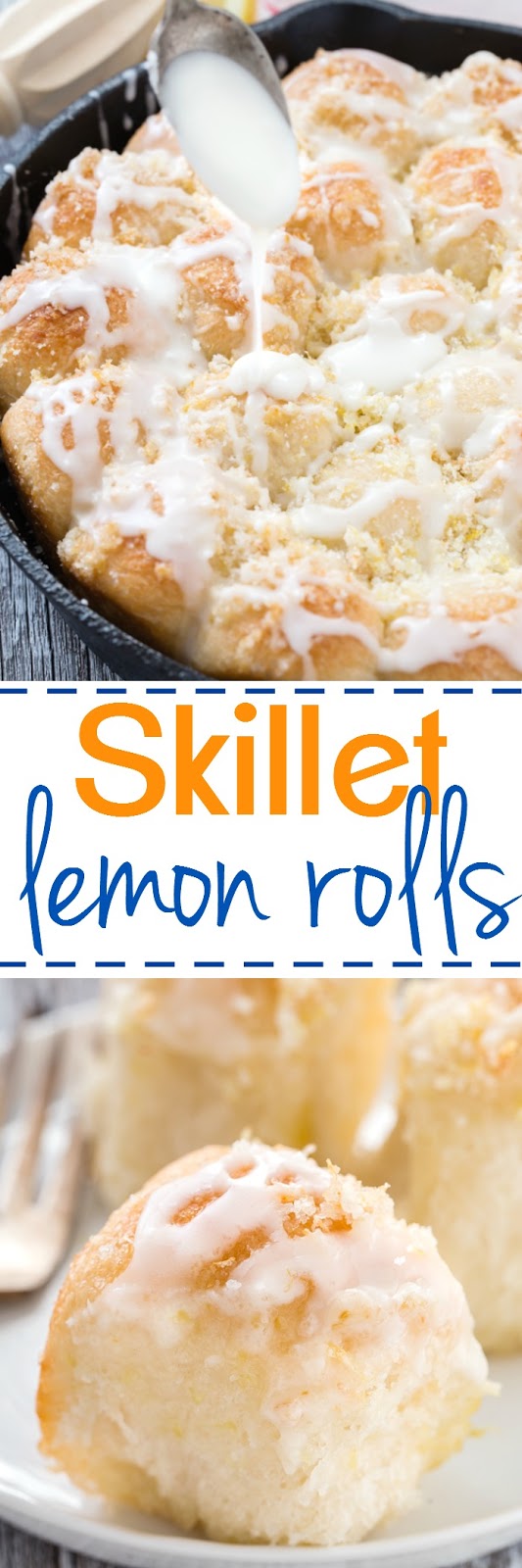 Pucker up citrus lover and enjoy these easy lemon glazed, lemon pull apart rolls. Made and served in one skillet! Perfect for breakfast, brunch, Easter, Mother's Day and more! Lemon Desserts, Lemon Recipes, Just Desserts, Delicious Desserts, Yummy Food, Easy Recipes, Brunch Recipes, Breakfast Recipes, Dessert Recipes
