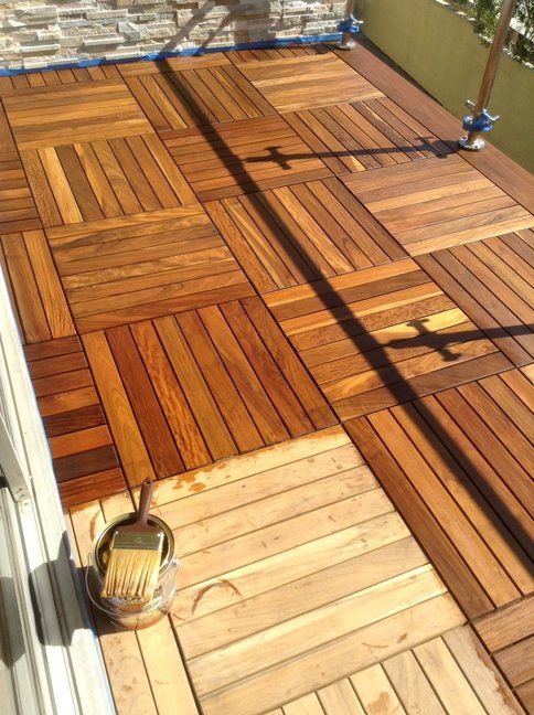Pin on Interlocking deck tiles