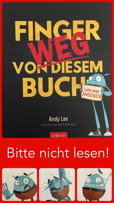 Finger weg von diesem Pin! Lest das nicht! Sonst passiert noch was ganz Schreckliches!!! Schaut mal, hier gibt es so viele andere Artikel über tolle Bücher, die ihr sicher noch nicht kennt! Nun habt ihr ja doch weitergelesen! Und das ist auch gut so. Dieses tolle Bilderbuch löste bei meinen Kindern wilde Kicheranfälle, nur unterbrochen von der Bitte doch bitte weiterzulesen, aus. Auf meinem Kinderbuchblog Familienbücherei erzähle ich dir mehr über dieses lustige Bilderbuch.