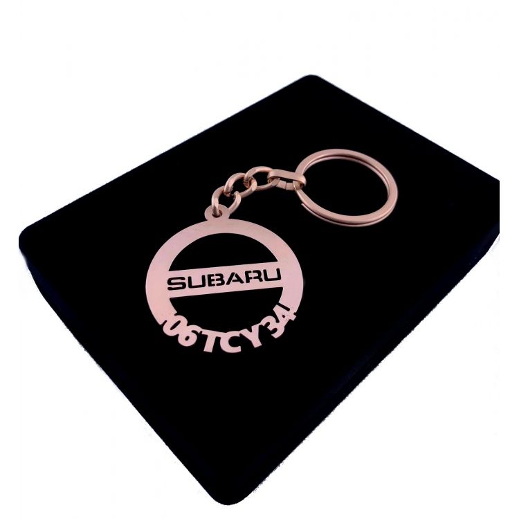 Kişiye Özel - Metal Subaru - Rose Plaka Anahtarlık Gerçek Altın Kaplama, Trendyol, Gittigidiyor, N11, Hepsiburada, Amazon, Çiçek Sepeti, Mağazalarımızdan En İyi Fiyat Kaplan, Keychain, Personalized Items, Metal, Metals