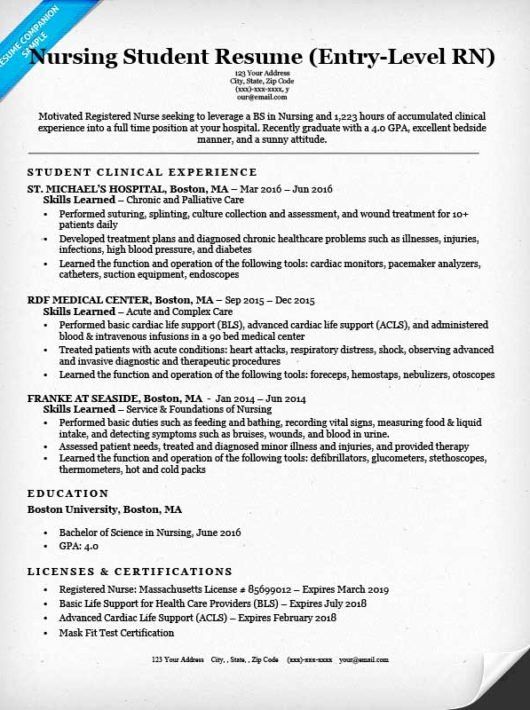 nursing student resume examples nursing student resume examples