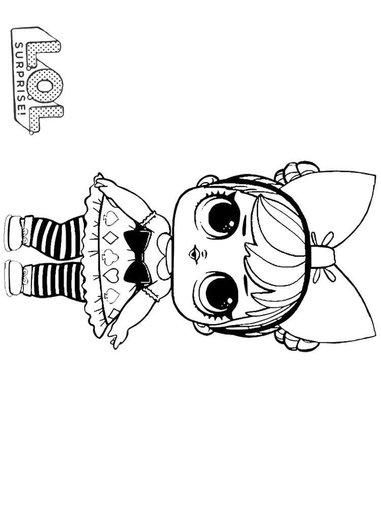 LOL dolls coloring pages. Free Printable LOL dolls coloring pages. in