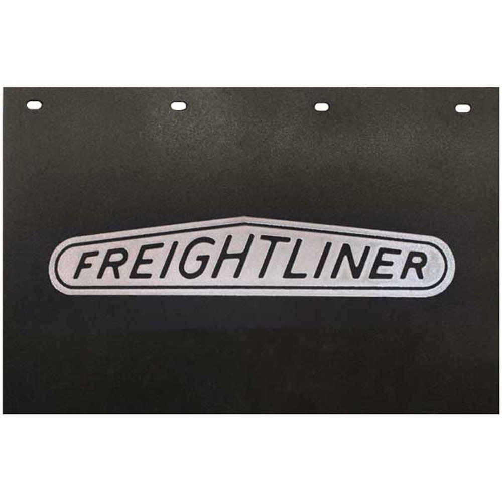 Kenworth Trucks 24/" x 30/" Black /& Silver Poly Semi Truck Mud Flaps-Pair