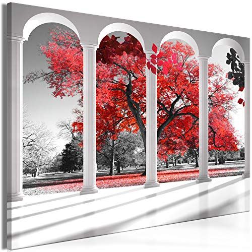 murando Impression sur Toile intissee Fen/être 90x60 cm 1 Partie Tableau Tableaux Decoration Murale Photo Image Artistique Photographie Graphique Nature c-C-0356-b-a