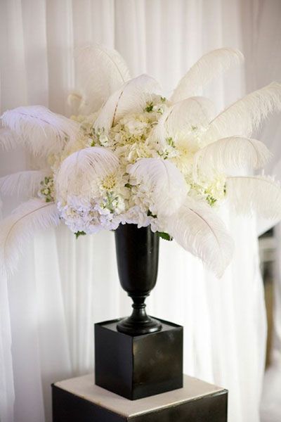 Wedding Ideas Blog With Images Feather Centerpiece Wedding Ideas Blog With Images