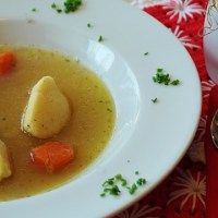 Griessnockerl Soup - Semolina Dumplings • Best German Recipes