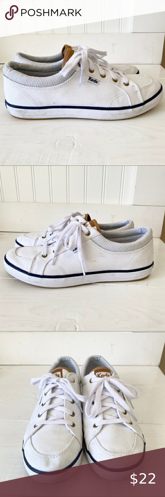 Keds Classic White Canvas Shoes Dream Foam Memory White Canvas Shoes White Canvas Canvas Shoes