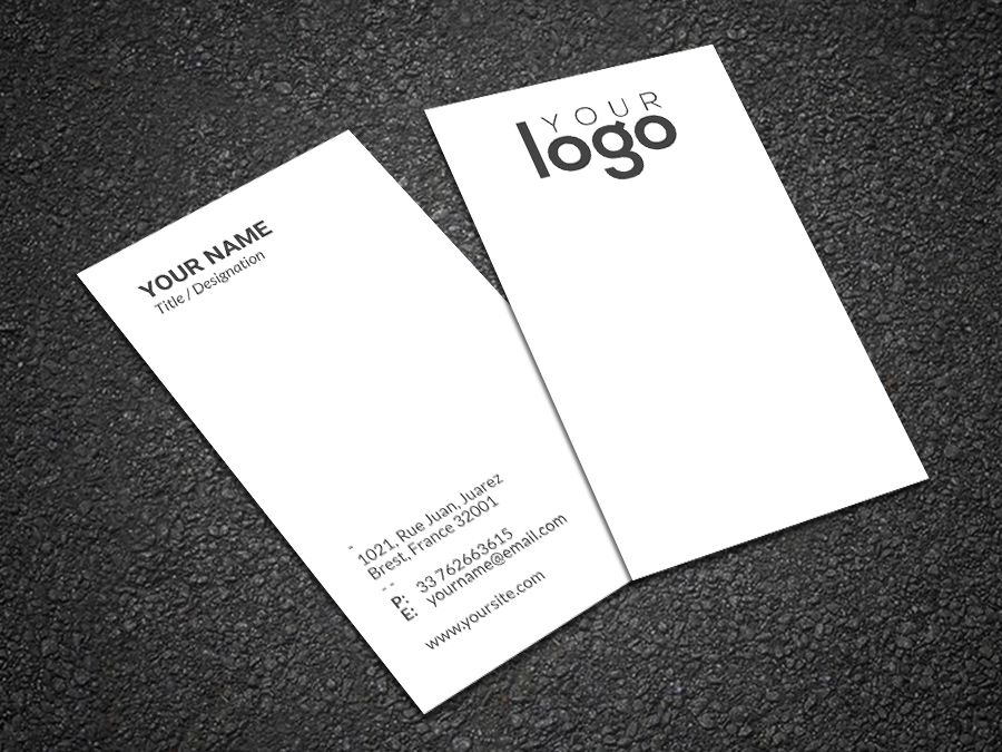 Free Free Portrait Business Card Card templates, Business cards