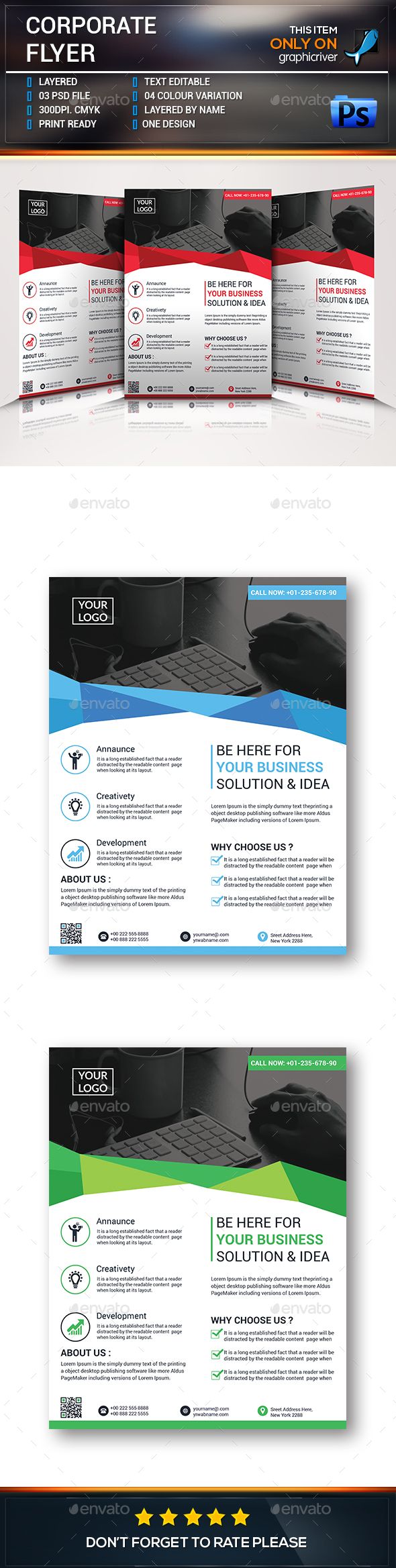 corporate business flyer business flyers corporate business and cleaning company flyers template